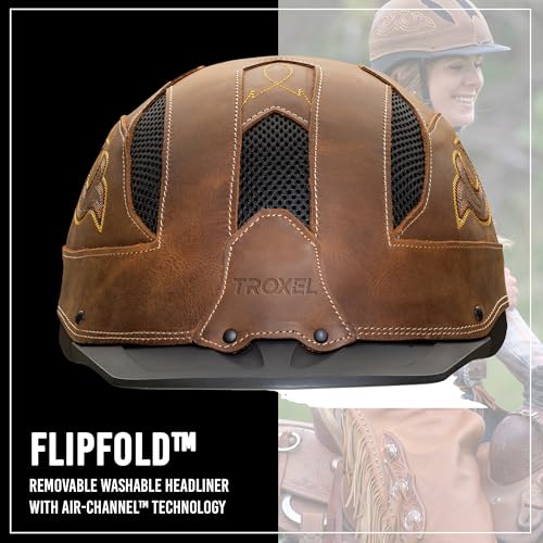 Cheyenne Rugged Horse Riding Helmet (Brown / X-Large)