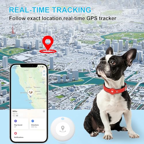 GPS Tracker for Dogs (Orange / L(12.5''-21''))
