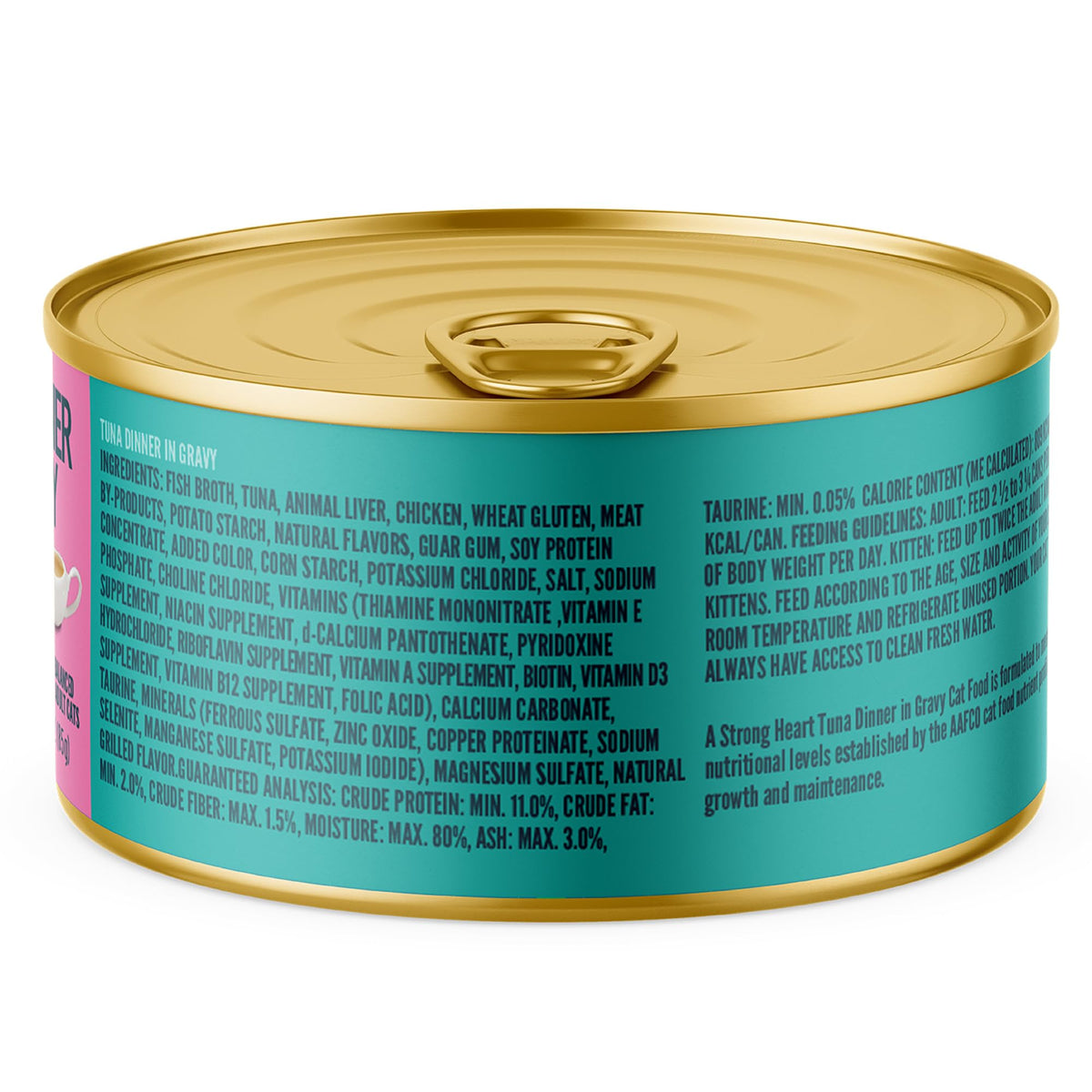 A Strong Heart Tuna Dinner in Gravy Cat Food (3 Ounce (Pack of 24))