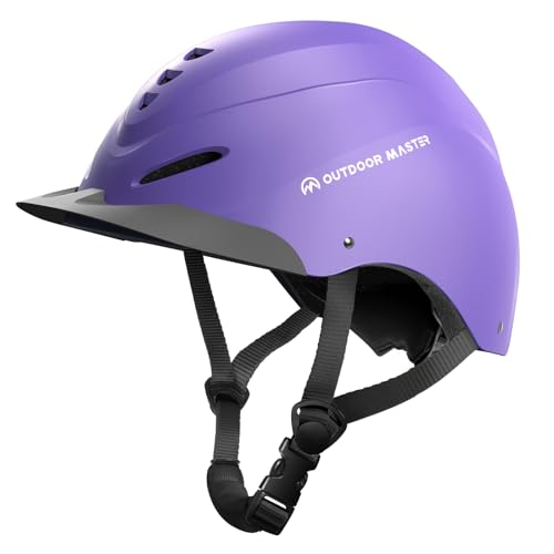 Equestrian Helmet (Matte Purple / Large: 58-62 cm | 22.83-24.41")