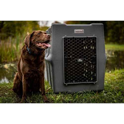 Dakota 283 Canine Rough and Tough Economy Dog Crate (X-Large / Olive)