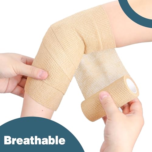 36 Pack Self Adhesive Bandage Wrap (Beige)