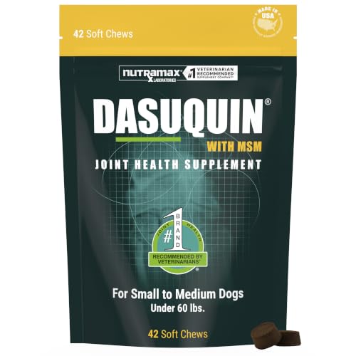 Nutramax Dasuquin MSM Joint Supplement (Small/Medium Dog (Under 60 lbs) - 42 Count)