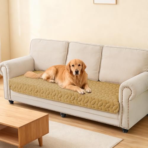Waterproof Pet Bed Cover Anti (30x53 Inch (Pack of 1) / Sand)