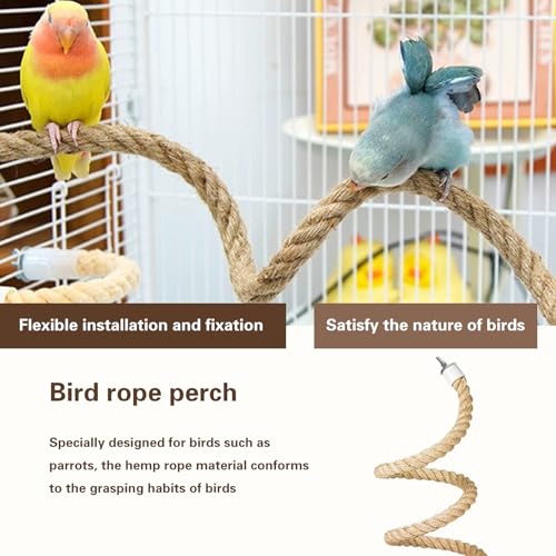 Bird Rope Perch for Parrots