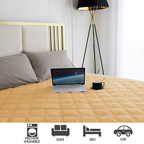 Waterproof Dog Bed Cover Pet Blanket with Anti (82x102 Inch (Pack of 1) / Sand)