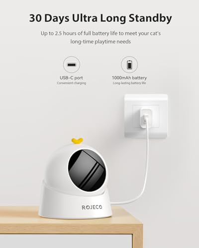 Auto Laser Cat Toy (White)