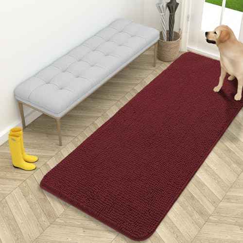Dog Door Mat for Muddy Paws 59x24 (Caramel Russet / 59" X 24")