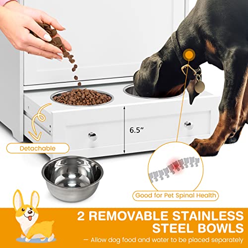 Pet Feeder Station (White)