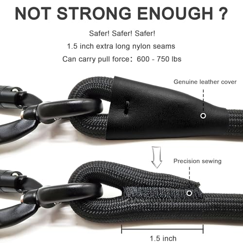 Long Dog Leash (Blue / 30FT*0.4" Single Handle)