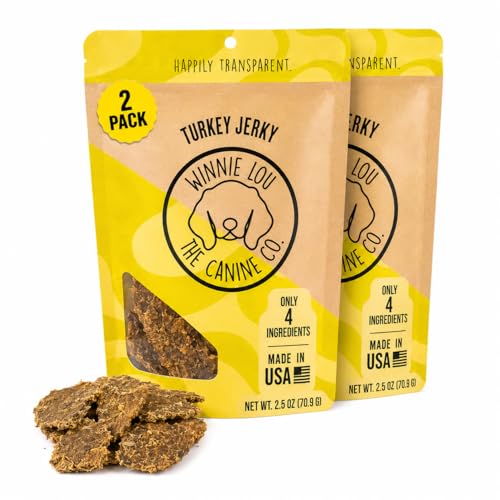 Winnie Lou Turkey Jerky Dog Treats (2.5 Ounce (Pack of 2))