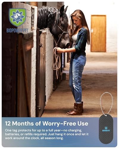 BioPower Natural Fly & Tick Repellent for Horses (Stall Tag)