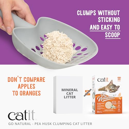 Go Natural Pea Husk Clumping Cat Litter (Vanilla)