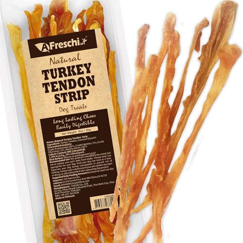 All Natural Turkey Tendon for Dogs (3 Ounce (Pack of 1))