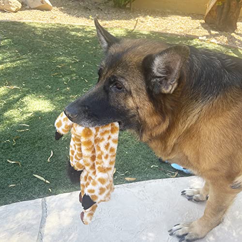 5 Pack Ultra Tough No Stuffing Squeaky Dog Toys for Large Dogs No Mess Interactive Durable Plush Chew Toy Indestructible Dog 6 Layers (5 Pack Premium Furrrr / X Large)