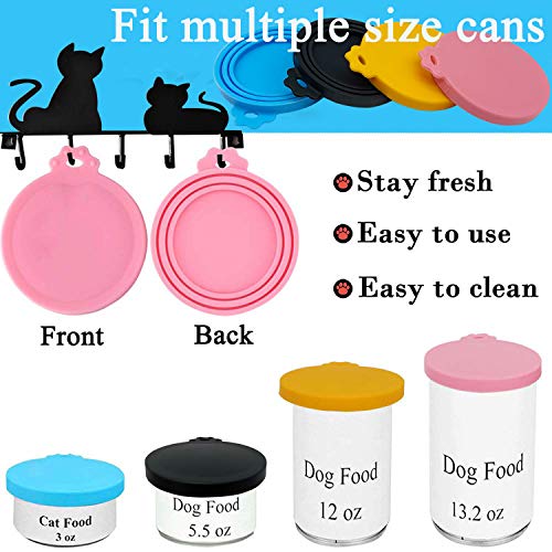 Food Can Covers (blue,pink,orange,black)