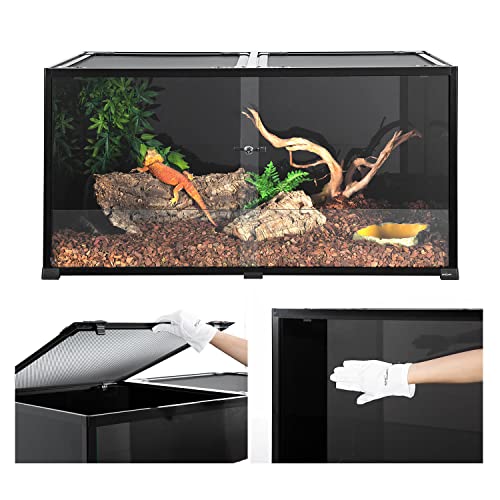 REPTIZOO Large 120 Gallon Reptile Terrarium (48"W X 24"D X 24"H (120Gallon))