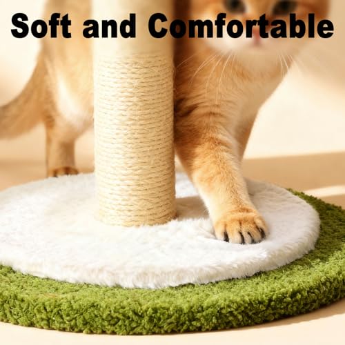 Rose Flower Cat Scratching Post (Small / Red)