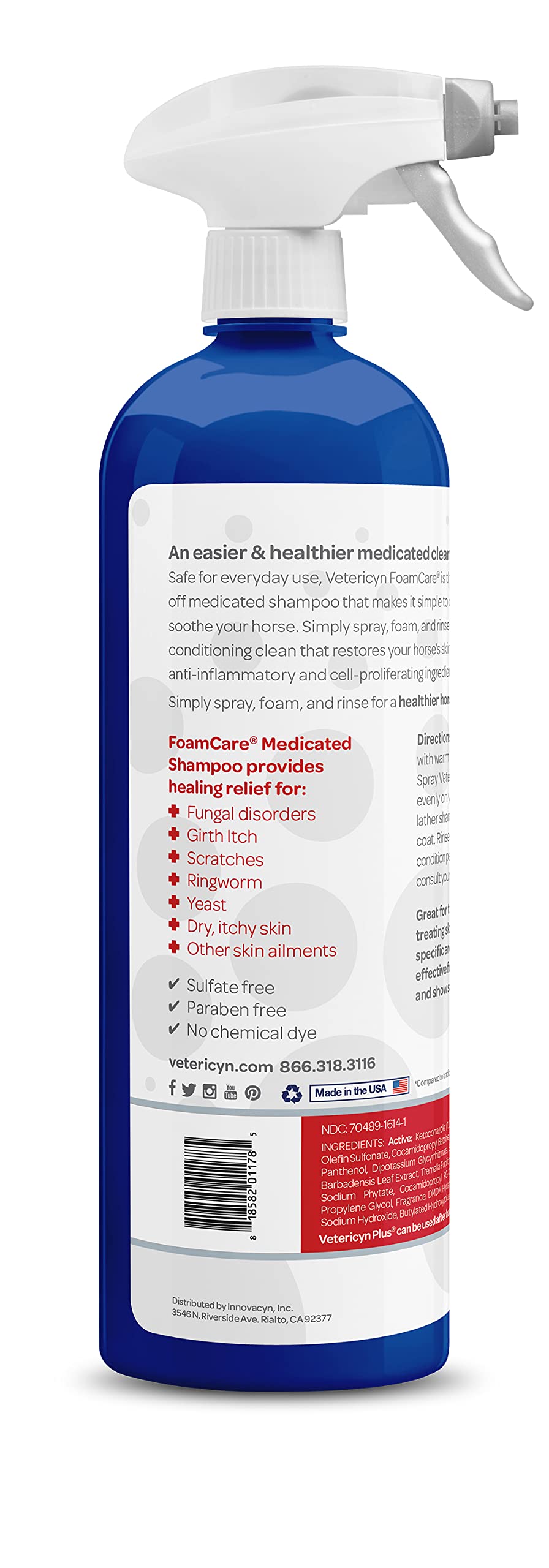 FoamCare Medicated Horse Shampoo (Medicated Shampoo)