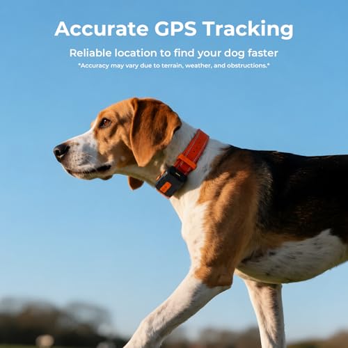 Gen 2 Dog Tracker No Subscription for Medium & Large Dogs