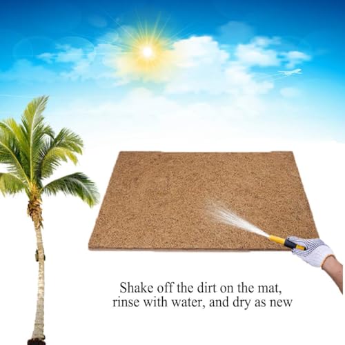 35.4×15.7" Reptile Carpet Coconut Fiber Substrate Large Lizard Cage Mat Coco Fiber Liner Snake Bedding Natual Coconut Fiber Carpet for Bearded Dragon Turtles Iguana Tortoises (15.7x35.4inch)