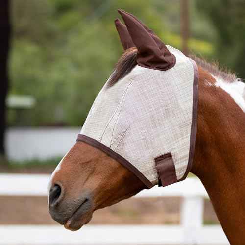 Kensington Signature Fly Mask w (XL (Large Horse) / 500 - Desert Sand)
