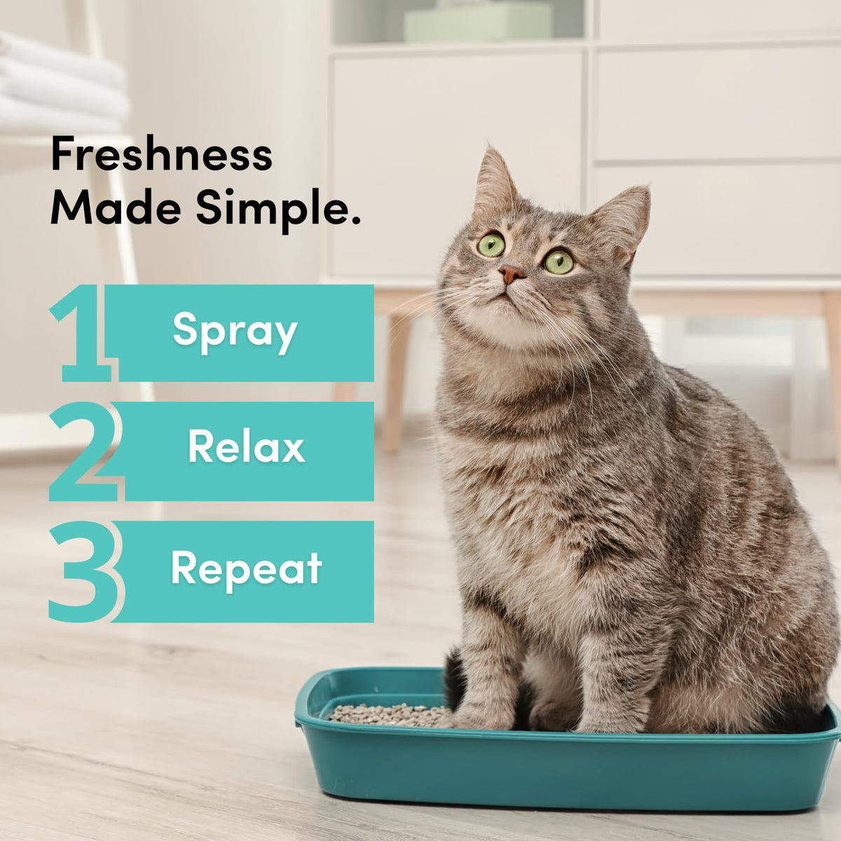 Cat Litter Deodorizer Spray (18 Fl Oz (Pack of 1))