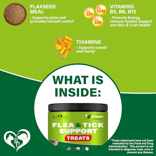 Flea and Tick Prevention Chewable Pills for Dogs and Cats