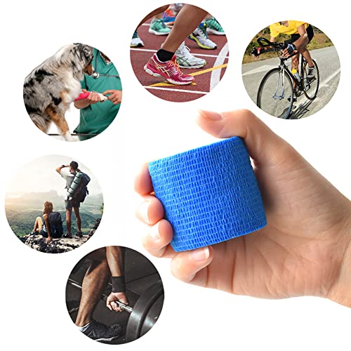 2 Inches Self Adhesive Bandage Wrap (2 Inch / Dark Blue)
