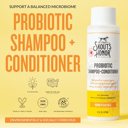 Probiotic Dog Shampoo and Conditioner