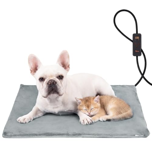 Pet Heating Pad (Grey / 28.0"L x 20.0"W x 0.6"Th)