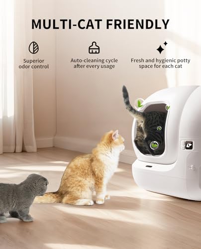 PuraMax 2 Odor Free Automatic Cat Litter Box (White)