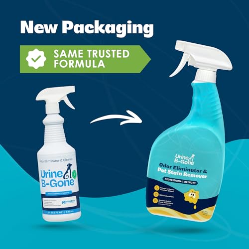 Urine B Gone Enzyme Cleaner for Pet & Human Urine (32 Fl Oz (Pack of 2))