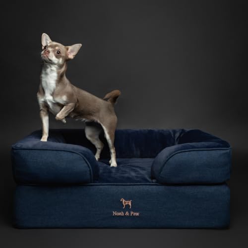 Dog Bed Orthopedic Memory Cooling Foam (Dark Blue - DE / Medium)