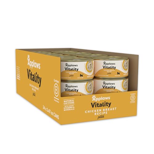 Vitality Chicken Breast Paté Wet Cat Food 24 (2.47 Ounce (Pack of 24))