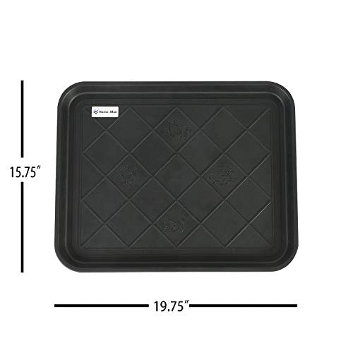 Multi Purpose Boot Tray Mat (20"L x 15"W (2 Pack))