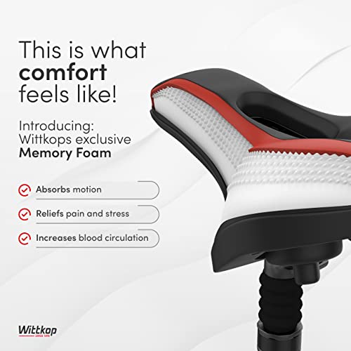 Mountain Bike Seat Made of Comfortable Memory Foam I MTB Saddle with Innovative Ergonomic 5 Zone (MTB)