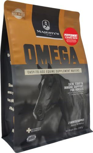 Omega Wafers Superior Horse (60 Count (2 Month Supply))