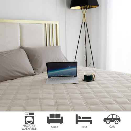 Waterproof Dog Bed Cover Pet Blanket with Anti (40x70 Inch (Pack of 1) / Khaki)
