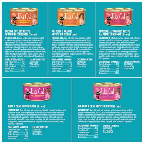 Tiki Cat Wet Cat Food Mega Pack (4.2 Pound (Pack of 1))