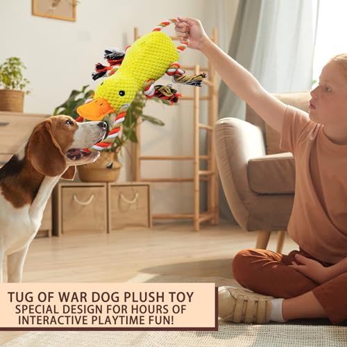 Tug of War Dog Toy (Yellow Duck)