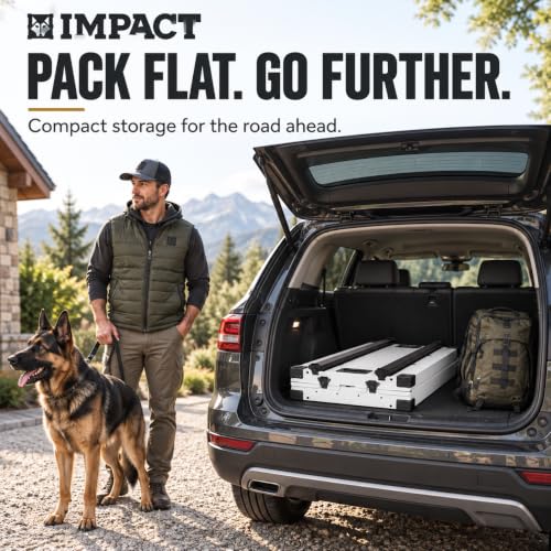 Impact Collapsible Dog Crate (White / 34.5"L x 23.0"W x 29.0"H)