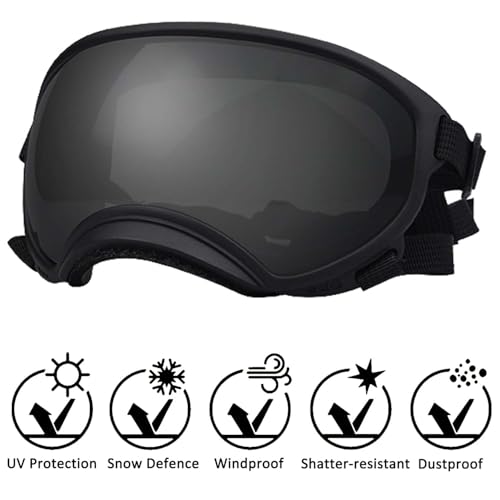 Medium Dog Sunglasses with Adjustable Strap UV Protection