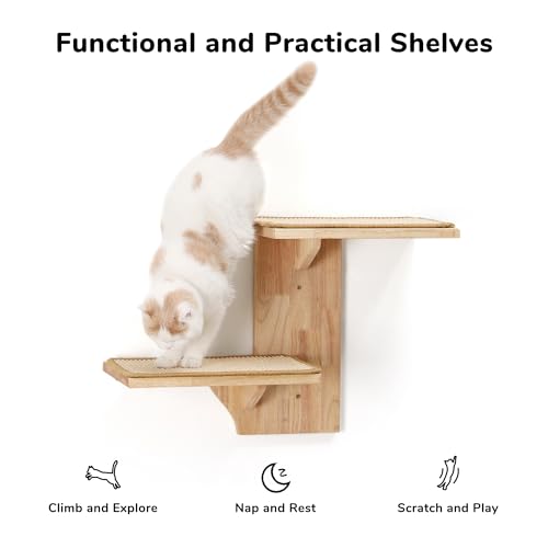 Cat Wall Shelves (Sisal mat)