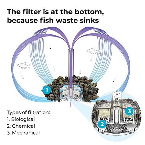 Flow 30 Acrylic 8 (8 Gallon / White with LED Lighting)