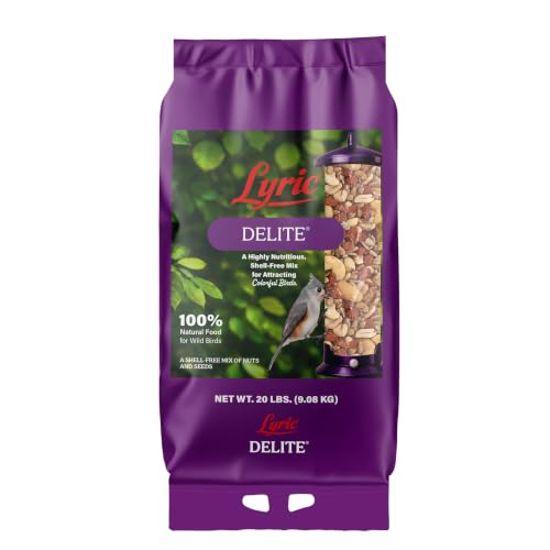 Delite Wild Bird Seed for Outside Feeders (20 Pound (Pack of 1))