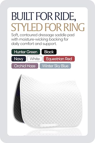 Harstad Horse Saddle Pad Dressage (White / Horse)