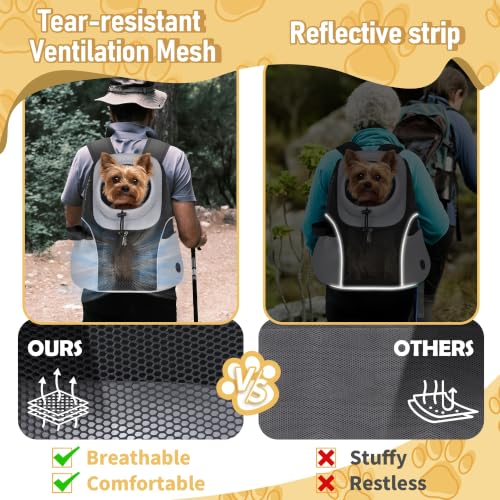 Pet Dog Carrier Backpack (Grey)