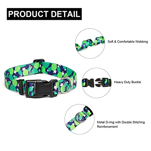 Adjustable Dog Collar (Small / Cactus)