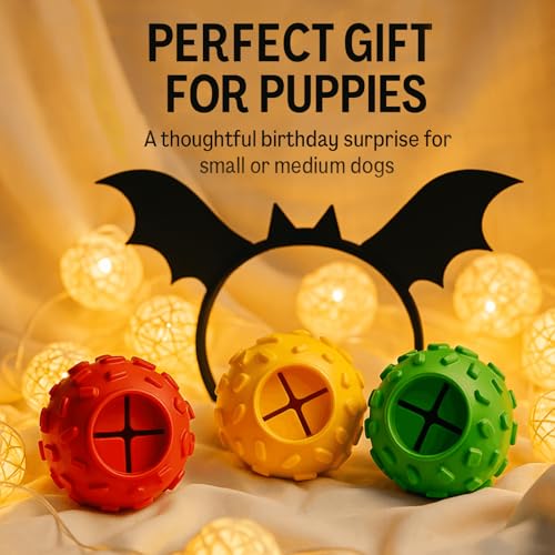 Interactive Dog Chew Toy for Small (Yellow)